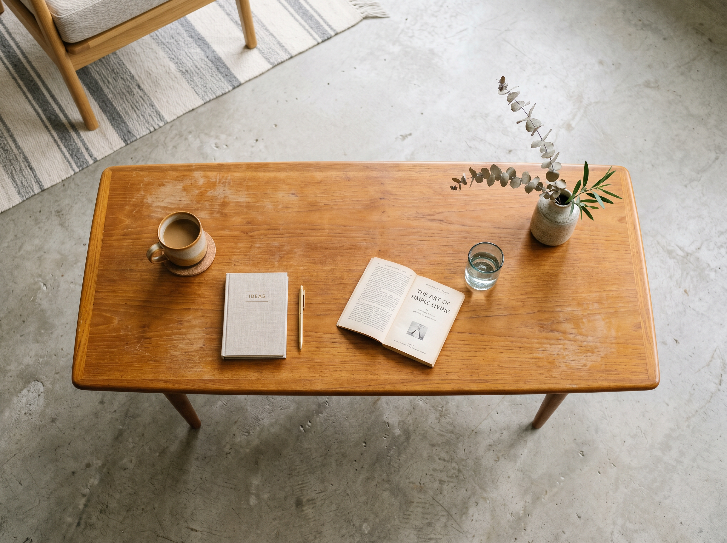 Mid-century teak coffee table